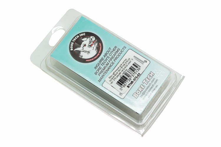 Ерш щетинный для чистки оружия Bore Tech Proof-Positive BTNR-375-03 для .375 калибра Папа 8/32 Нейлон 3 шт