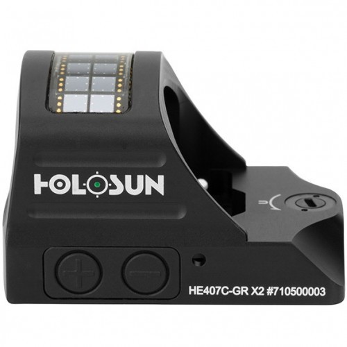 Прицел коллиматорный Holosun Open Elite 407C 1X16X23 IR FP WP (HE407C-GR X2) Открытый DOT 2 MOA
