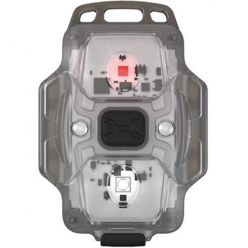 Фонарь-брелок Armytek Crystal Grey Свет - Белый / Красный | 150 / 30 lm / 12 / 5 м Серый