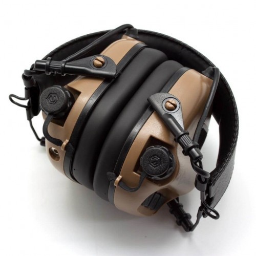 Наушники активные стрелковые Earmor Military Edition ME4 22-82 ДБ Койот