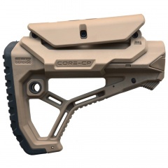 Приклад телескопический Fab Defense GL-CORE CP с упором для щеки Койот