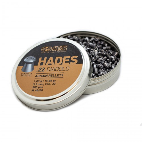 Пульки для пневматики JSB Diabolo HADES Полусферические 6.35 мм 1.72 г (300 шт)