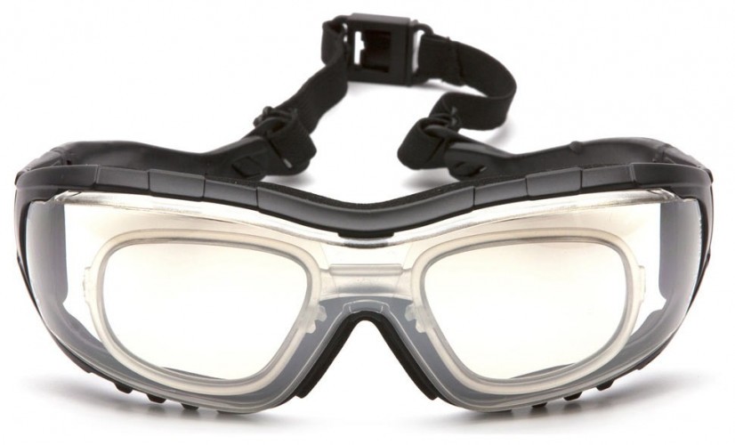 Очки баллистические стрелковые Pyramex V3G GB8280STRX Anti-fog Diopter Зеркально-серые 50%