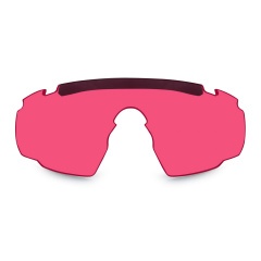 Очки баллистические стрелковые Wiley X Saber Advanced 304 Розовые 50%
