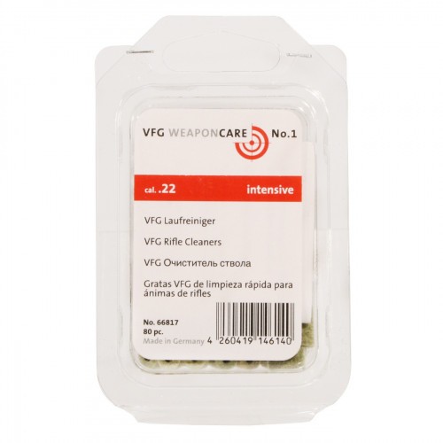 Патч войлочный для чистки оружия VFG Super 66817 для .22 калибра 80 шт