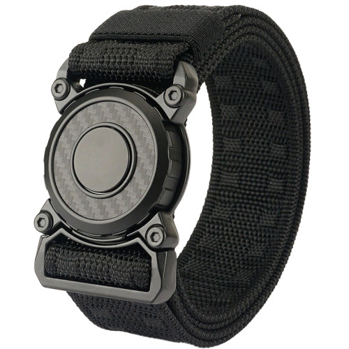 Ремень брючный RusForce Outdoor Circle с пряжкой 38 мм Чёрный