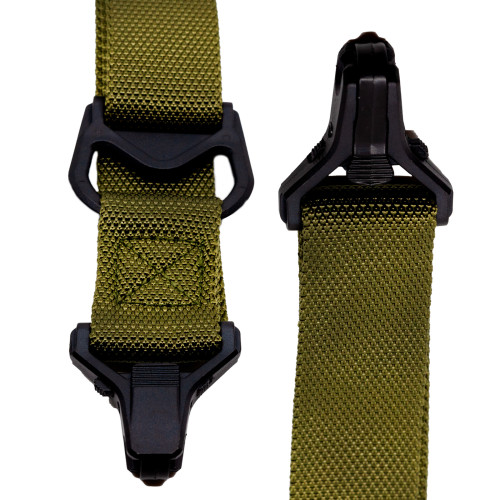 Ремень оружейный RusForce Heavy Pro на 2 точки Зелёный