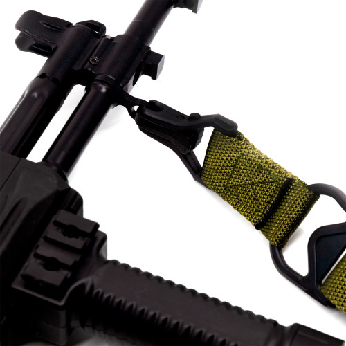 Ремень оружейный RusForce Heavy Pro на 2 точки Зелёный