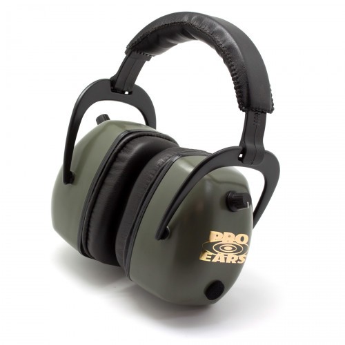 Наушники стрелковые активные PRO Mag Gold 30-70 ДБ хаки