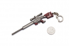 Брелок Microgun S Снайперская винтовка Heckler and Koch PSG-1 Серый