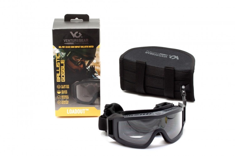 Очки баллистические тактические Pyramex Loadout VGGB1510STM Anti-fog Diopter маска Прозрачные 96%