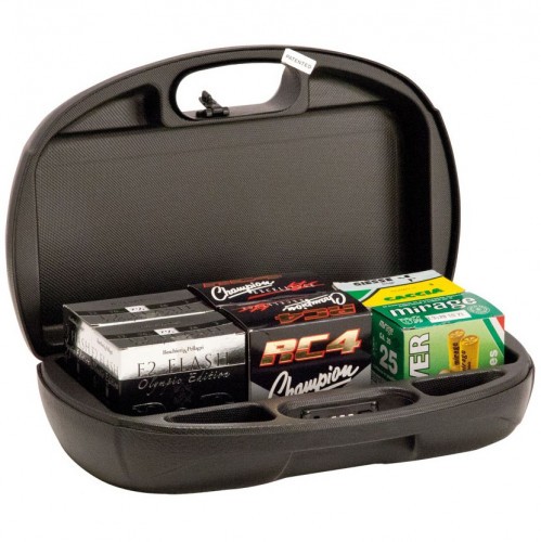 Кейс Negrini 20155 для хранения 150 патронов с ремнём Чёрный