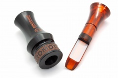 Манок духовой на утку крякву Stickhunt ArtCalls Gromoglas 1 лепесток Виски / Чёрный