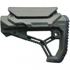 Приклад телескопический Fab Defense GL-CORE CP с упором для щеки Зелёный