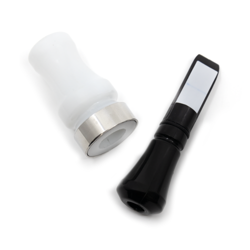 Манок духовой на утку крякву Reyoka Ordek Bir 1 лепесток Белый / Чёрный