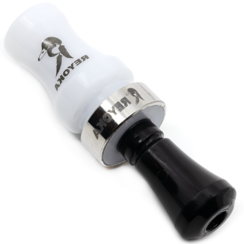 Манок духовой на утку крякву Reyoka Ordek Bir 1 лепесток Белый / Чёрный