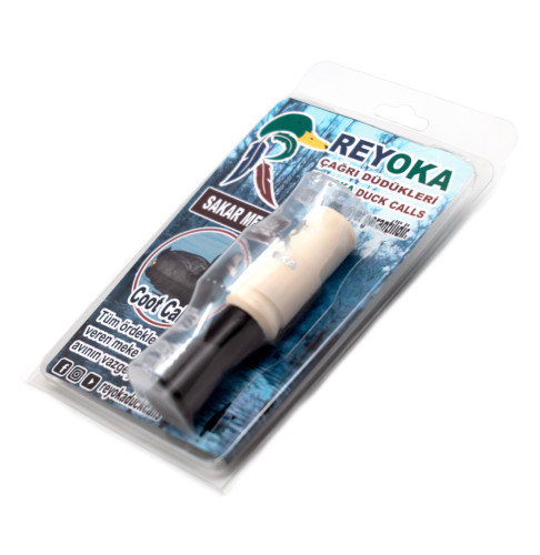 Манок духовой на утку лысуху Reyoka Meke Белый / Чёрный