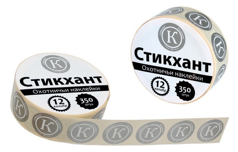 Купить Стикхант Шайба К картечь универсальная - наклейки на патроны