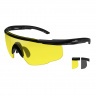 Очки баллистические стрелковые Wiley X Saber Advanced 305 Жёлтые 86%|Серые 15%