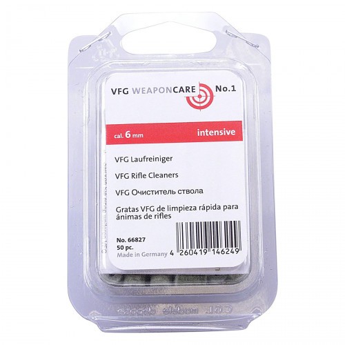 Патч войлочный для чистки оружия VFG Super 66827 для .243 калибра 50 шт