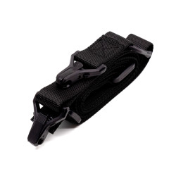 Ремень оружейный RusForce Heavy Pro на 2 точки Чёрный