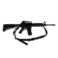 Ремень оружейный RusForce Heavy Pro на 2 точки Чёрный