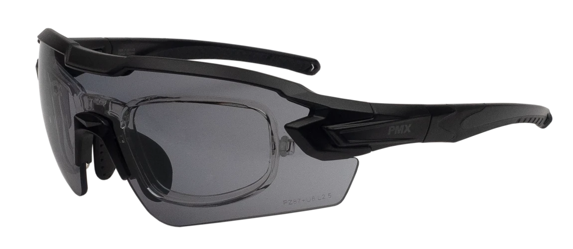 Очки баллистические тактические PMX Temper G-8420STRX Anti-fog Diopter Серые 23%