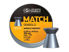 Пульки для пневматики JSB Yellow Match Плоские 4.49 мм 0.52 г (500 шт)