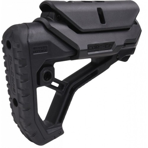 Приклад телескопический Fab Defense GL-CORE CP с упором для щеки Чёрный