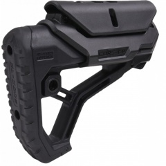 Приклад телескопический Fab Defense GL-CORE CP с упором для щеки Чёрный