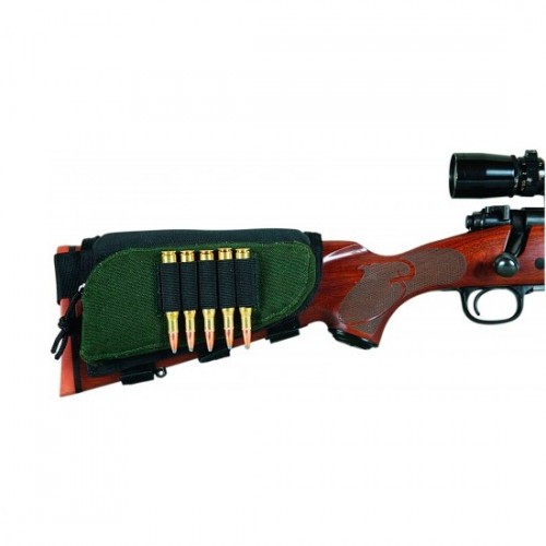 Патронташ-накладка Allen 20550 открытый на 5 патронов нарезного оружия Хаки