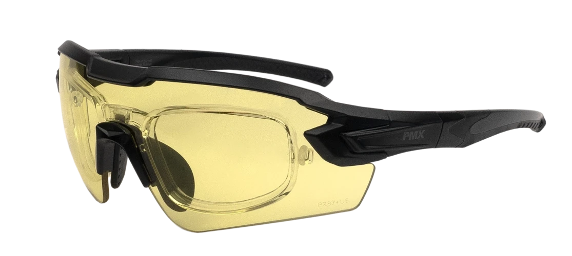 Очки баллистические тактические PMX Temper G-8430STRX Anti-fog Diopter Желтые 89%