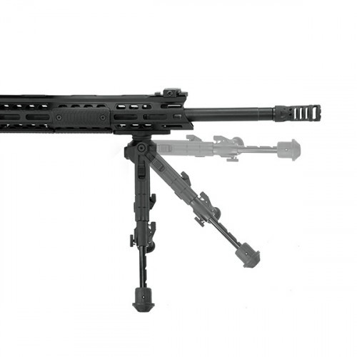 Сошки Leapers UTG Recon 360 TL с креплением M-Lok и вращаемой наклонной базой 14 - 17 см