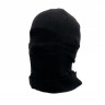 Маска-балаклава-шапка Стикхант Стражник зимняя вязанная 3 отверстия Чёрный
