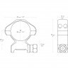 Кольца для прицела Hawke Precision (23007) быстросъемные D=30 мм H=13 мм на Weaver | Высокий 2 шт