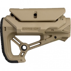 Приклад телескопический Fab Defense GL-CORE S CP с упором для щеки Койот