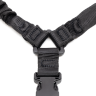 Ремень оружейный RusForce Gun Rop на 1 точку с амортизатором Чёрный
