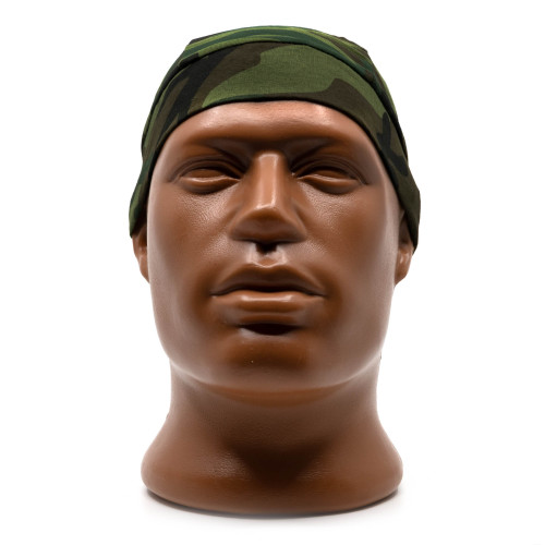 Бандана Стикхант Tactical BDU на завязках 100% Хлопок Мультикам (Зелёный)