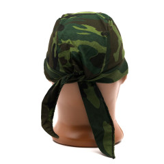 Бандана Стикхант Tactical BDU на завязках 100% Хлопок Мультикам (Зелёный)