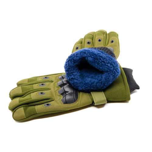 Перчатки тактические Стикхант Major зимние непромокаемые полноразмерные I-Touch Зелёный