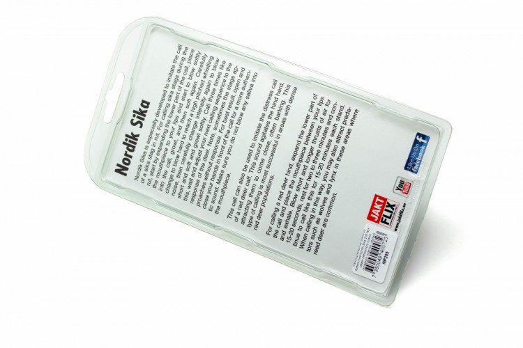 Манок духовой на оленя во время гона Nordik Sika №205 звук самки пятнистого оленя