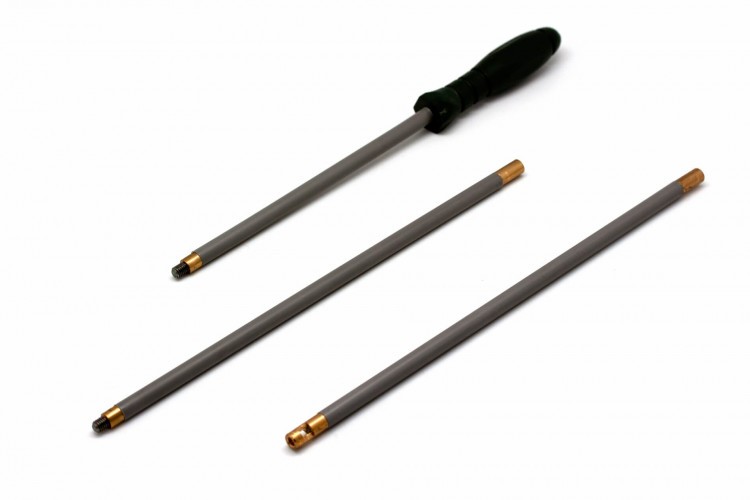 Шомпол в оплетке Nimar 740.0013 для .35 - .50 калибра Мама M5 D=8 мм L=80 см Cталь