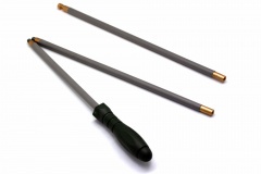 Шомпол в оплетке Nimar 740.0013 для .35 - .50 калибра Мама M5 D=8 мм L=80 см Cталь