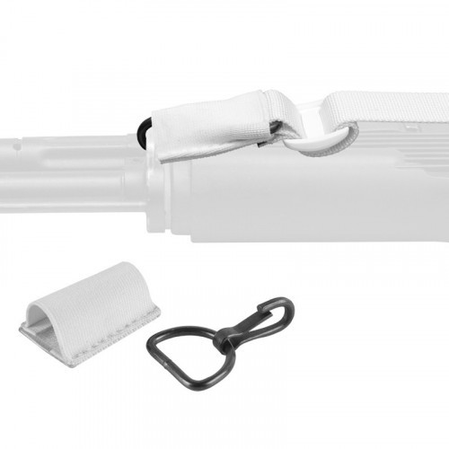 Ремень оружейный охотничий Долг М3 1-2-3 точечный с мягкой подушкой Белый