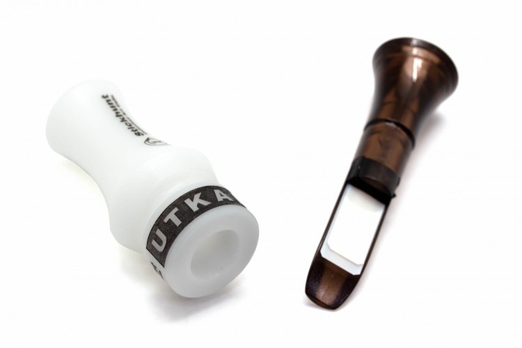 Манок духовой на утку крякву Stickhunt ArtCalls Utkalov 2 лепестка Дымчатый / Белый