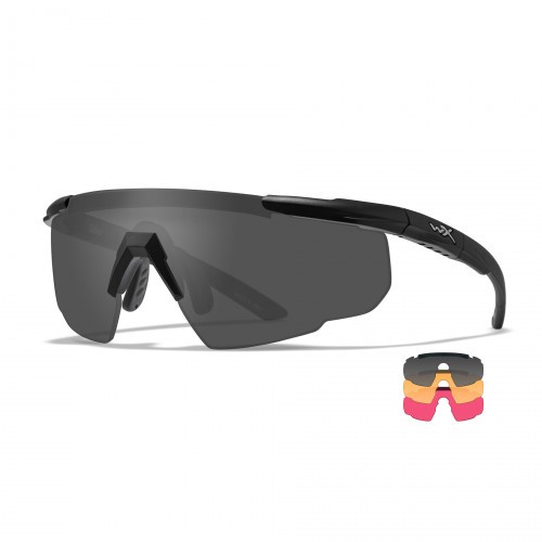 Очки баллистические стрелковые Wiley X Saber Advanced 309 Серые 15% Розовые 50% Рыжие 60%