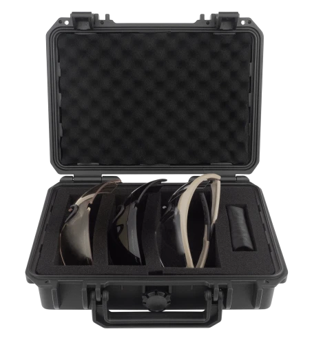 Очки баллистические стрелковые PMX Select GT-2000 CASE KIT ANTI-FOG Прозрачные 96% Жёлтые 89% Серые 23%