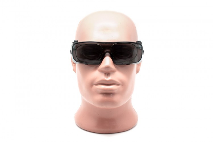 Очки на очки баллистические стрелковые Pyramex Cappture S9920ST Anti-fog Diopter Серые 23%