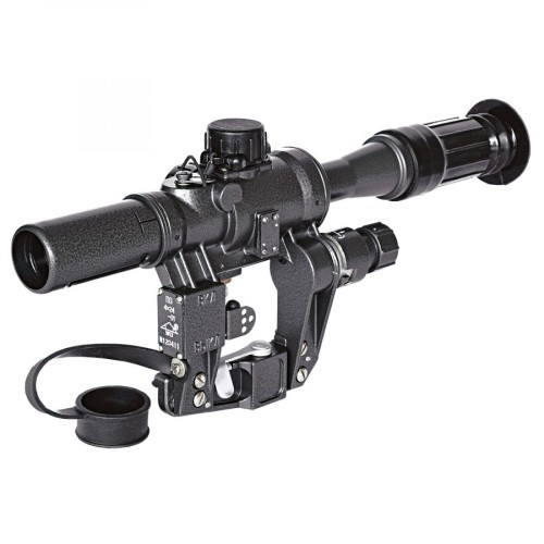 Прицел оптический НПЗ ПО 4X24 IR Сетка Пенек / Подсветка на Сайгу