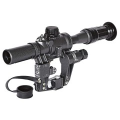 Прицел оптический НПЗ ПО 4X24 IR Сетка Пенек / Подсветка на Сайгу
